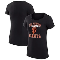 Women's G-III 4Her by Carl Banks San Francisco Giants Team Logo Graphic Fitted T-Shirt