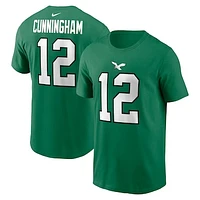 Men's Nike Randall Cunningham Kelly Green Philadelphia Eagles Retired Player Name & Number T-Shirt