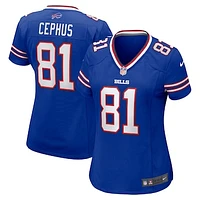 Women's Nike Quintez Cephus  Royal Buffalo Bills Team Game Jersey