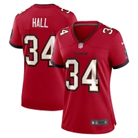 Women's Nike Bryce Hall  Red Tampa Bay Buccaneers Team Game Jersey