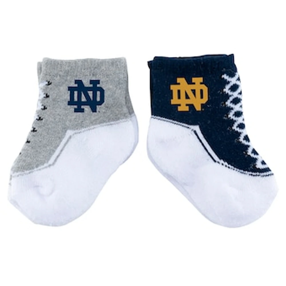 Infant ZooZatz Notre Dame Fighting Irish Shoe Two-Pack Socks