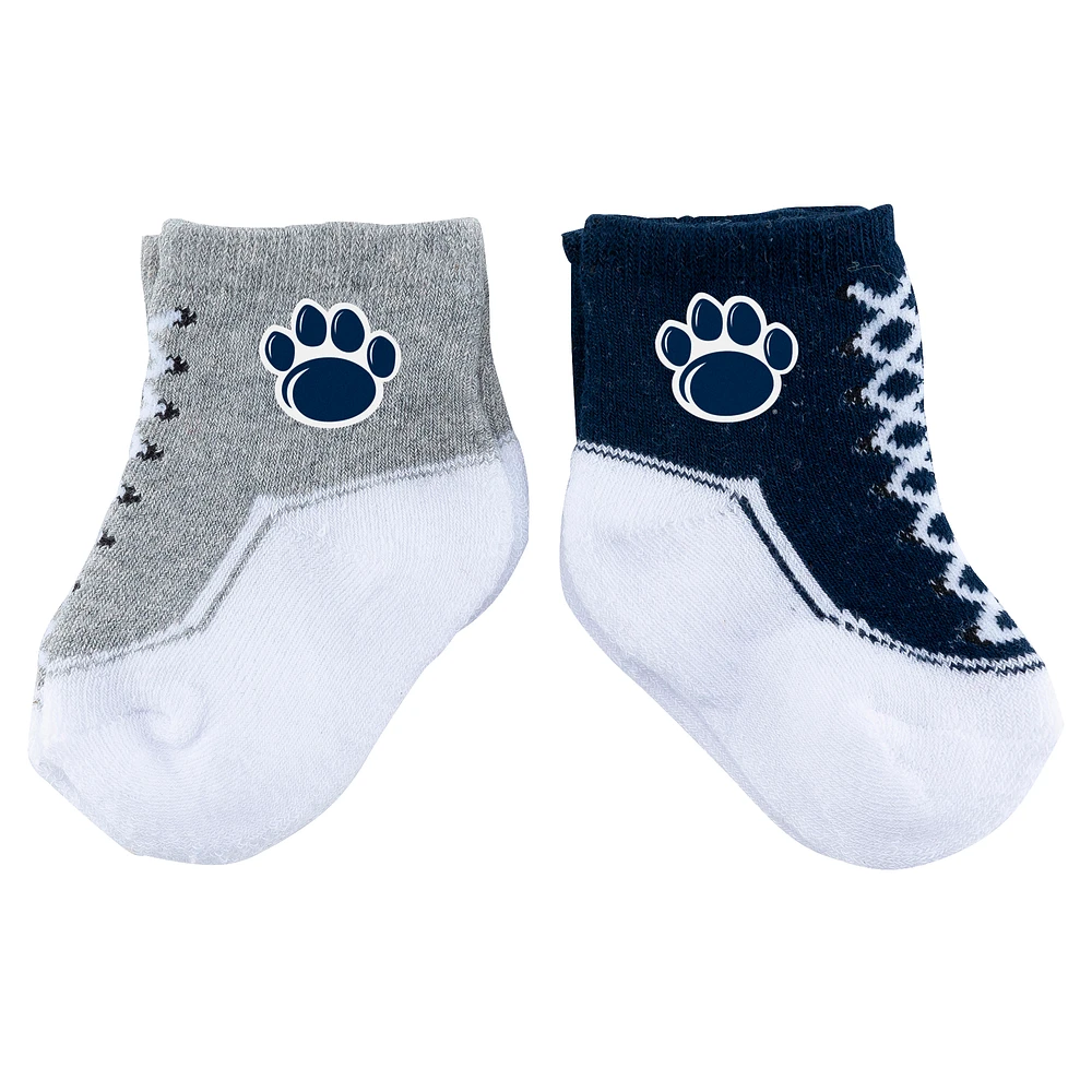 Infant ZooZatz Penn State Nittany Lions Shoe Two-Pack Socks