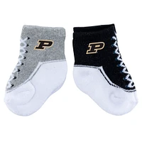 Infant ZooZatz Purdue Boilermakers Shoe Two-Pack Socks