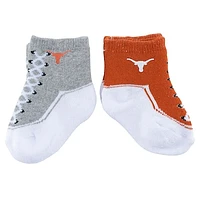 Infant ZooZatz Texas Longhorns Shoe Two-Pack Socks