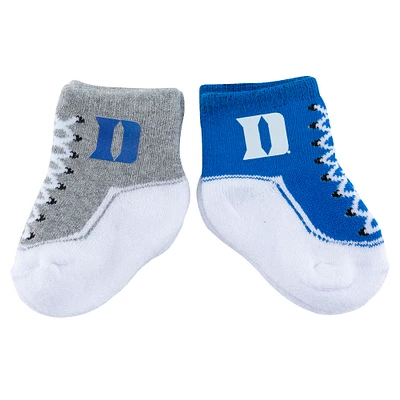 Infant ZooZatz Duke Blue Devils Shoe Two-Pack Socks