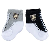 Infant ZooZatz Army Black Knights Shoe Two-Pack Socks