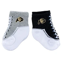 Infant ZooZatz Colorado Buffaloes Shoe Two-Pack Socks