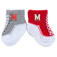 Infant ZooZatz Maryland Terrapins Shoe Two-Pack Socks