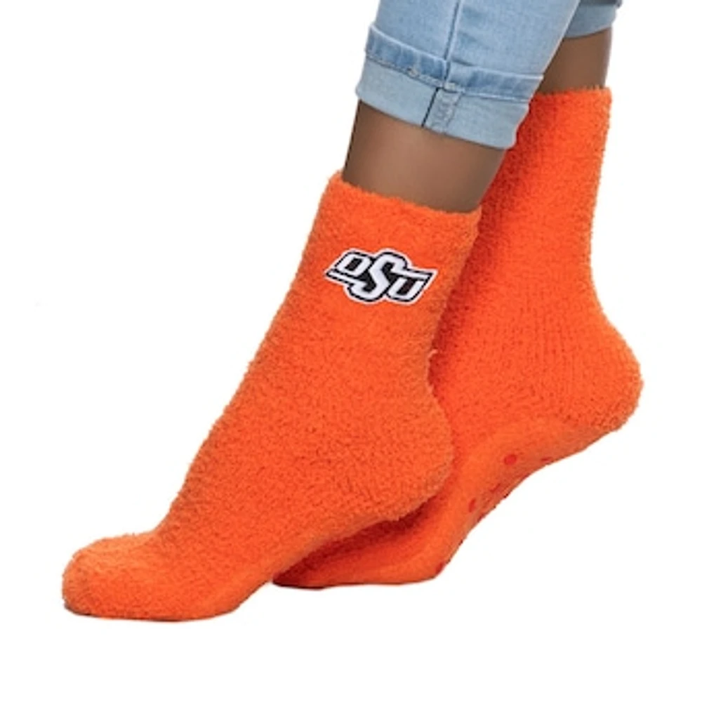 Women's ZooZatz Oklahoma State Cowboys Fuzzy Crew Socks