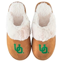 Women's ZooZatz Oregon Ducks Faux Fur Slippers