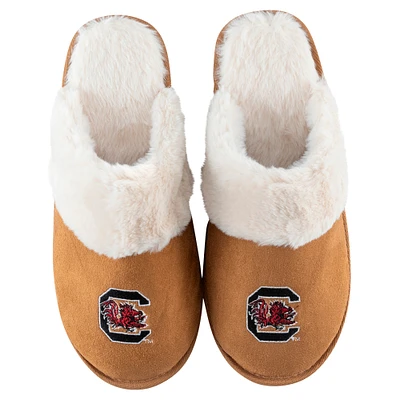 Women's ZooZatz South Carolina Gamecocks Faux Fur Slippers