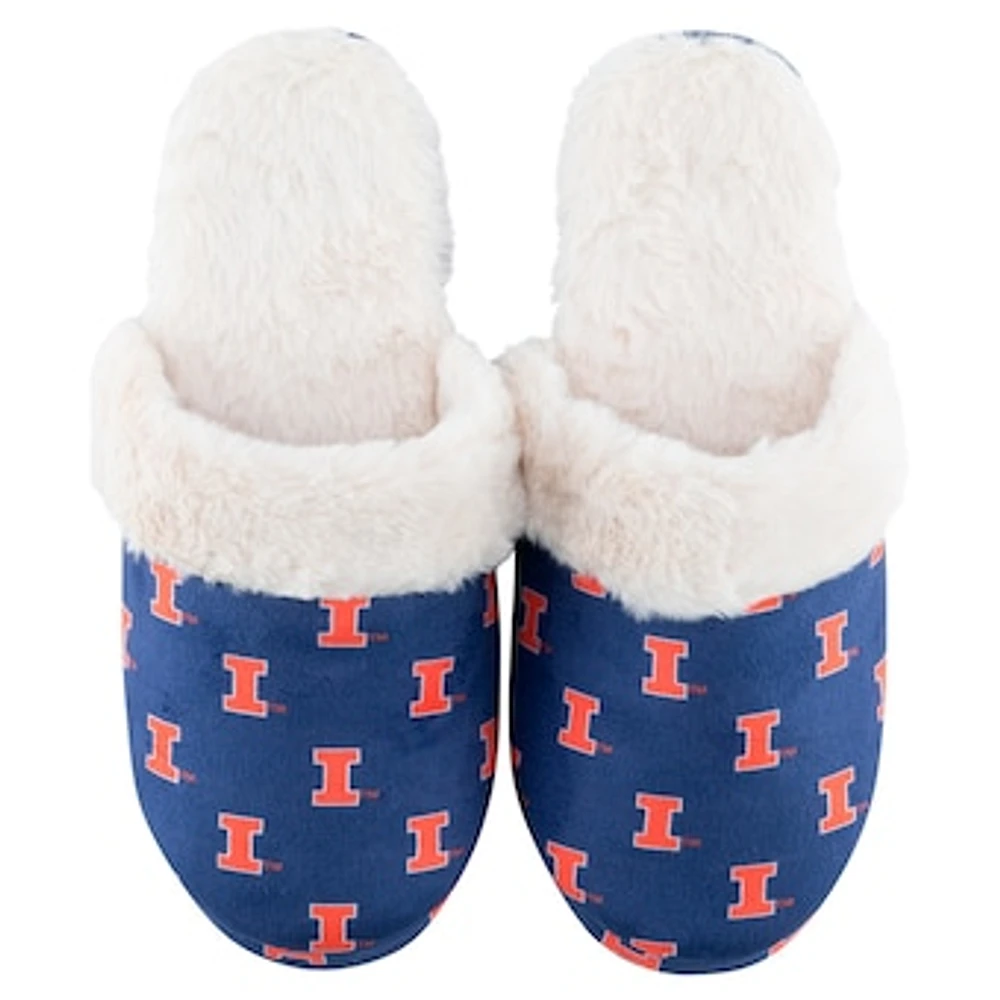 Women's ZooZatz Illinois Fighting Illini Faux Fur Slippers