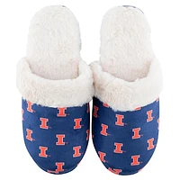 Women's ZooZatz Illinois Fighting Illini Faux Fur Slippers