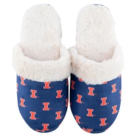 Women's ZooZatz Illinois Fighting Illini Faux Fur Slippers