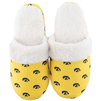 Women's ZooZatz Iowa Hawkeyes Faux Fur Slippers