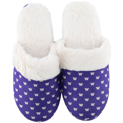 Women's ZooZatz Washington Huskies Faux Fur Slippers