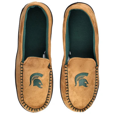 Men's ZooZatz Michigan State Spartans Moccasin Slippers