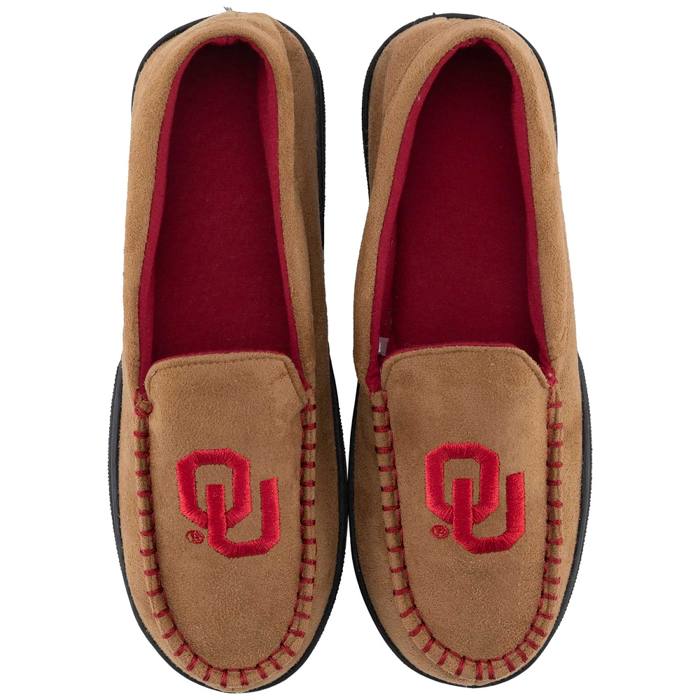 Men's ZooZatz Oklahoma Sooners Moccasin Slippers