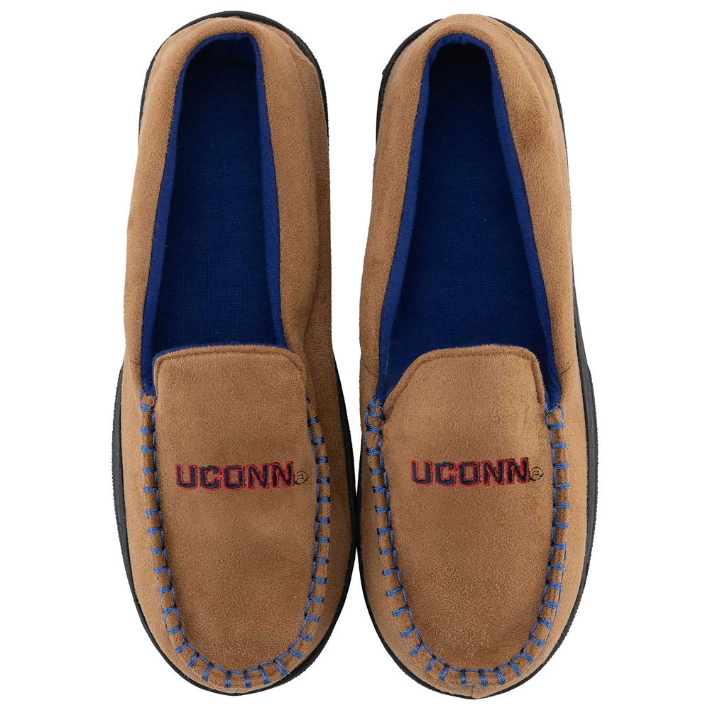 Men's ZooZatz UConn Huskies Moccasin Slippers