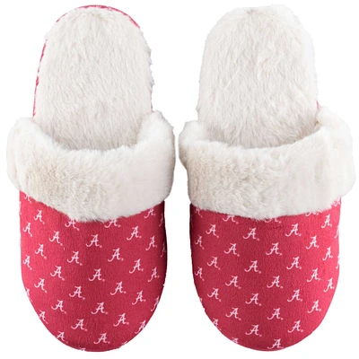 Youth ZooZatz Alabama Crimson Tide Faux Fur Slippers