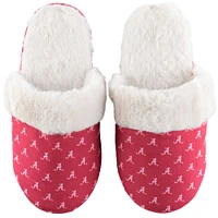 Youth ZooZatz Alabama Crimson Tide Faux Fur Slippers