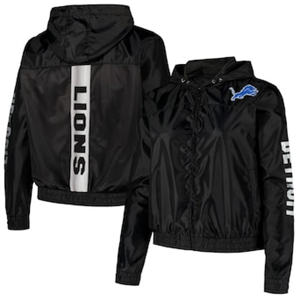 Women's Fanatics Black Detroit Lions Full-Zip Jacket