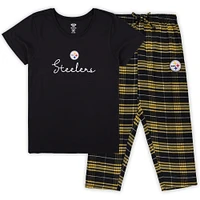 Women's Concepts Sport Pittsburgh Steelers T-Shirt & Pants Set