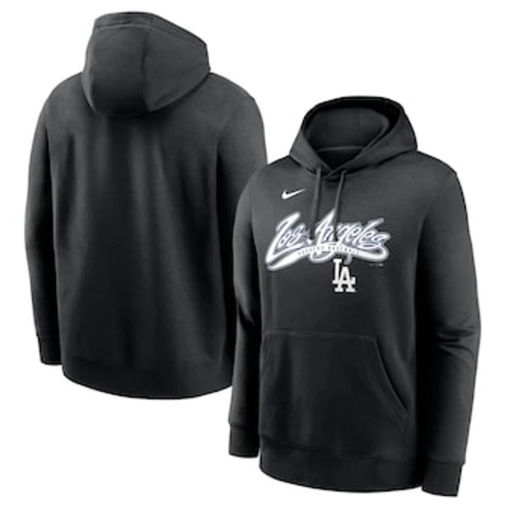 Men's Nike Black Los Angeles Dodgers Local Club Pullover Hoodie