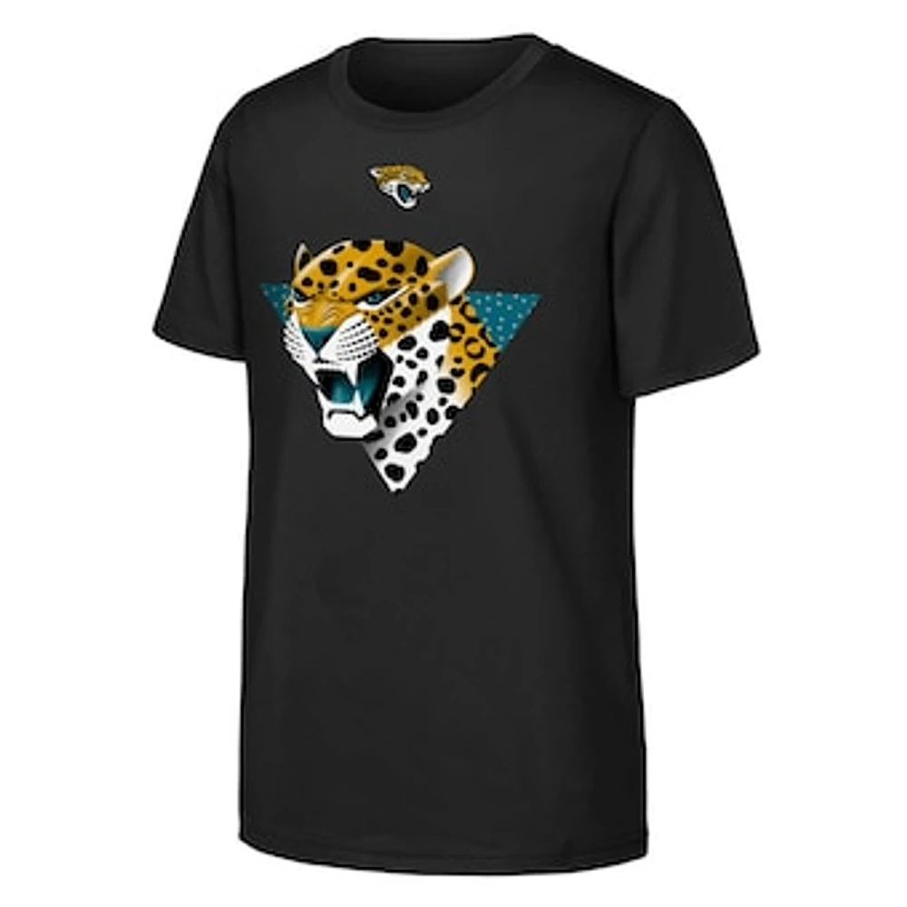 Youth Black Jacksonville Jaguars Draft Illustration T-Shirt