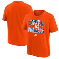 Youth Nike Orange Denver Broncos Throwback Logo Legend T-Shirt