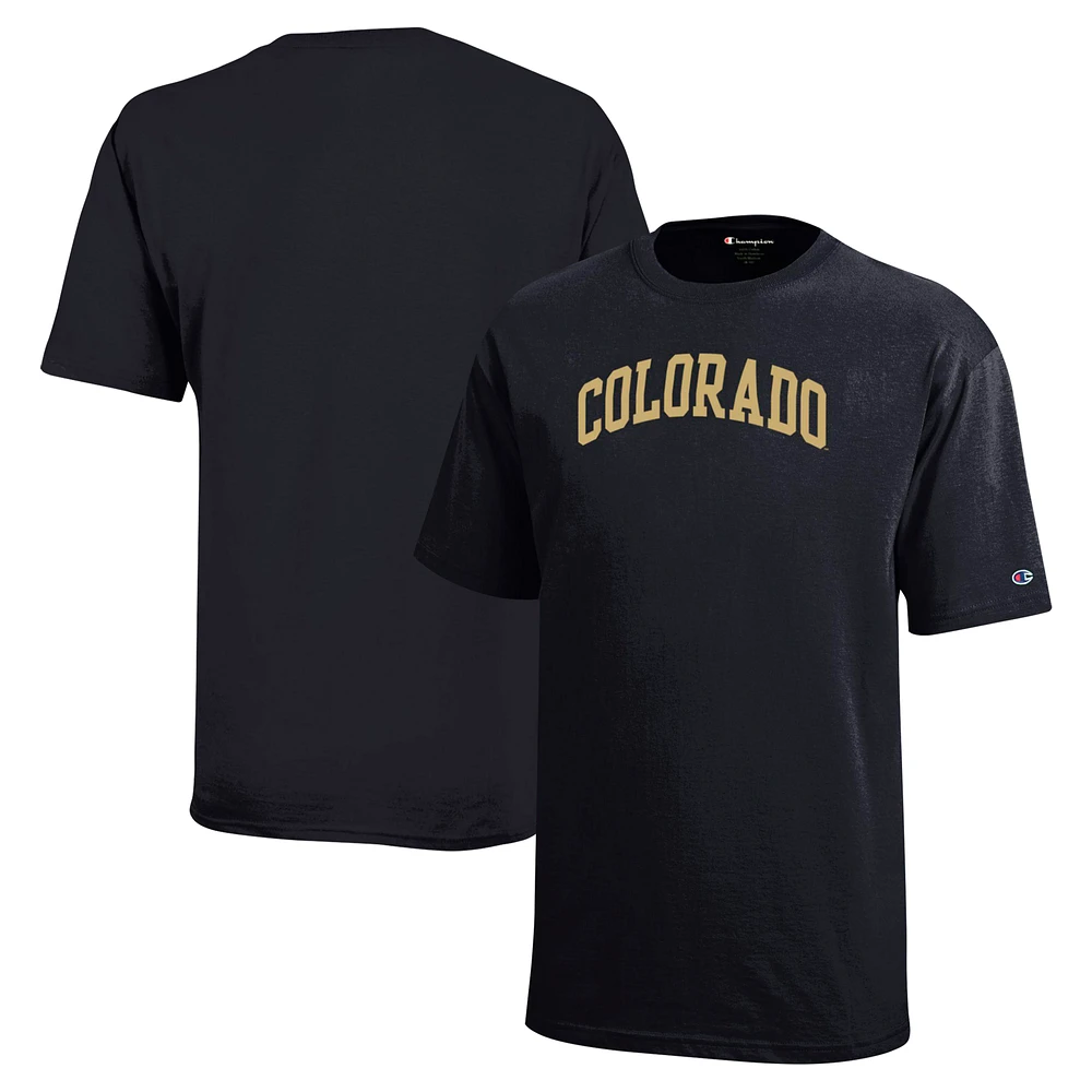 Youth Champion Black Colorado Buffaloes Team Arch T-Shirt