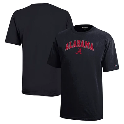 Youth Champion Black Alabama Crimson Tide Arch Over Logo T-Shirt