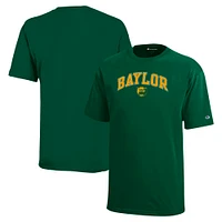 Youth Champion Green Baylor Bears Arch Over Logo T-Shirt