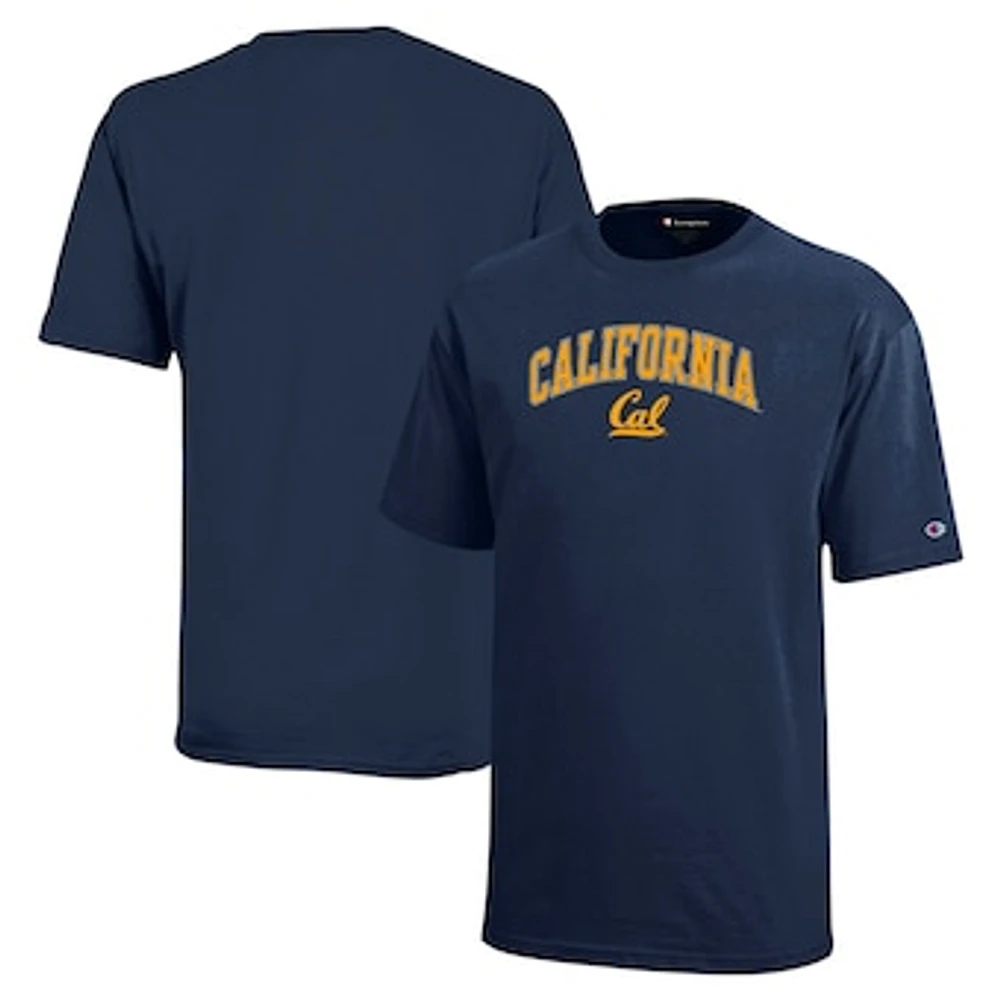 Youth Champion Navy Cal Bears Arch Over Logo T-Shirt