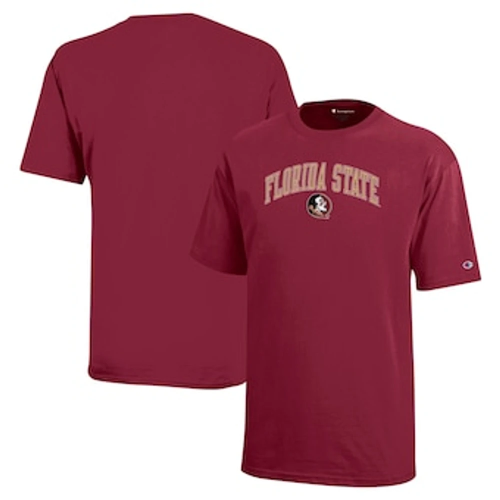 Youth Champion Garnet Florida State Seminoles Arch Over Logo T-Shirt