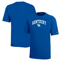 Youth Champion Royal Kentucky Wildcats Arch Over Logo T-Shirt