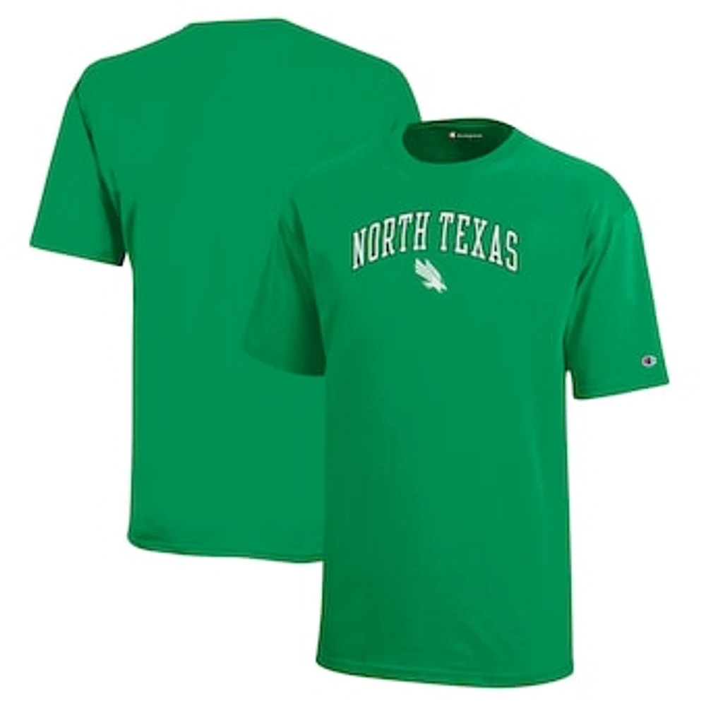 Youth Champion Kelly Green North Texas Mean Arch Over Logo T-Shirt