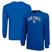 Youth Champion Royal Air Force Falcons Arch Over Logo Long Sleeve T-Shirt