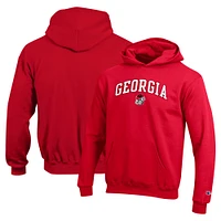 Youth Champion Red Georgia Bulldogs Campus Pullover Hoodie