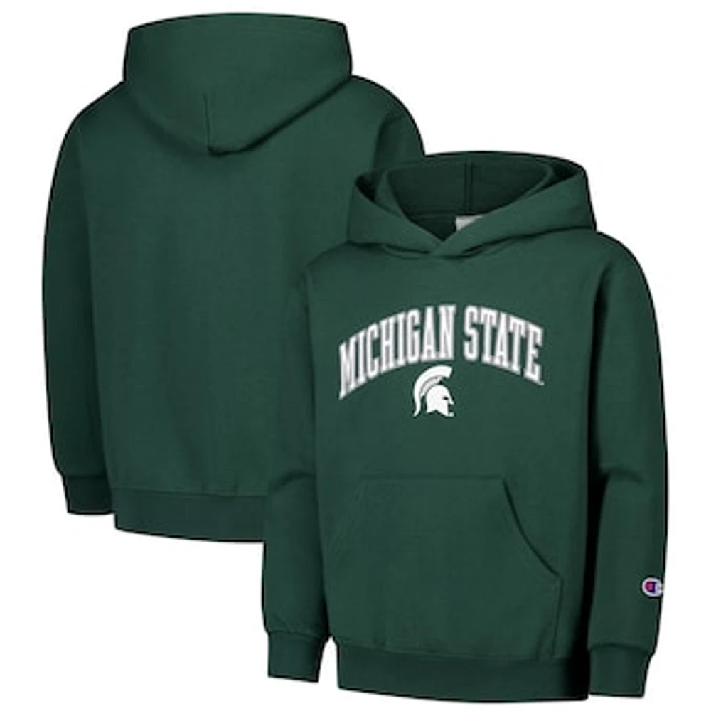 Youth Champion Green Michigan State Spartans Campus Pullover Hoodie