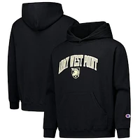 Youth Champion Black Army Knights Campus Pullover Hoodie