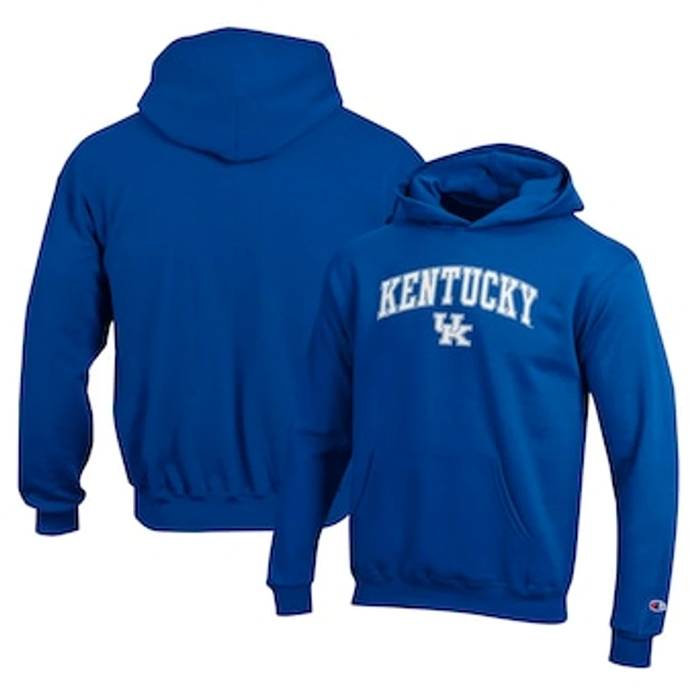 Youth Champion Royal Kentucky Wildcats Campus Pullover Hoodie