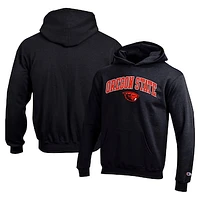 Youth Champion Black Oregon State Beavers Campus Pullover Hoodie