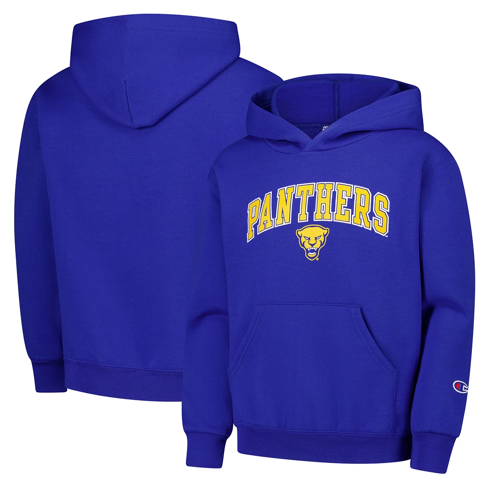 Youth Champion Royal Pitt Panthers Campus Pullover Hoodie