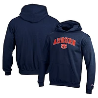 Youth Champion Navy Auburn Tigers Campus Pullover Hoodie