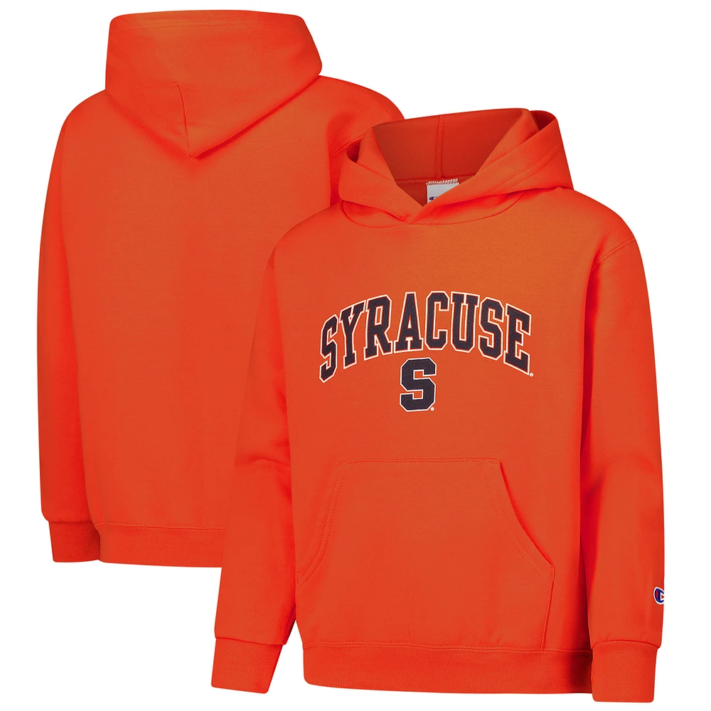 Youth Champion Orange Syracuse Campus Pullover Hoodie