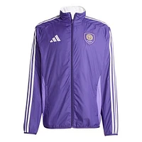 Men's adidas Purple/White Orlando City SC 2025 Anthem Reversible Full-Zip Jacket