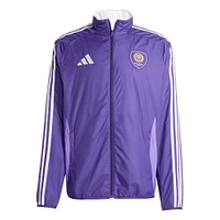 Men's adidas Purple/White Orlando City SC 2025 Anthem Reversible Full-Zip Jacket