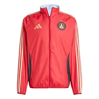 Men's adidas Red/Light Blue Atlanta United FC 2025 Anthem Reversible Full-Zip Jacket