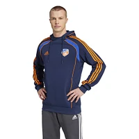 Men's adidas Navy FC Cincinnati 2025 Travel Pullover Hoodie